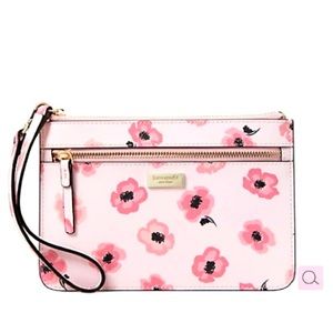 Kate Spade shore street floating poppies tinie